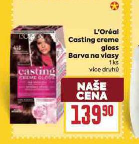,LOREAL CASTING CREME GLOSS BARVA NA VLASY