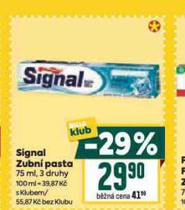 SIGNAL ZUBN� PASTA