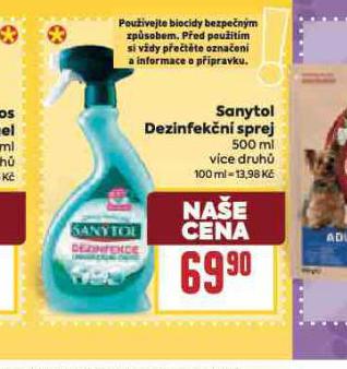 SANYTOL DEZINFEK�N� SPREJ