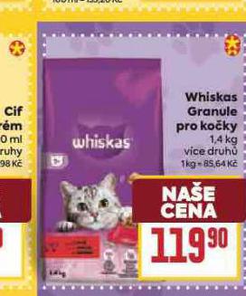 WHISKAS GRANULE PRO KO�KY