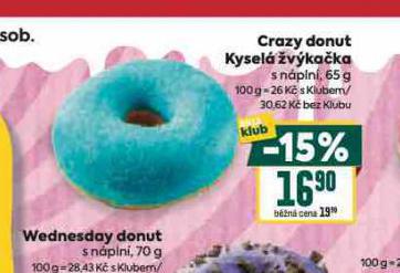 CRAZY DONUT KYSEL� �V�KA�KY