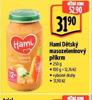 HAMI D�TSK� MASOZELENINOV� P��KRM