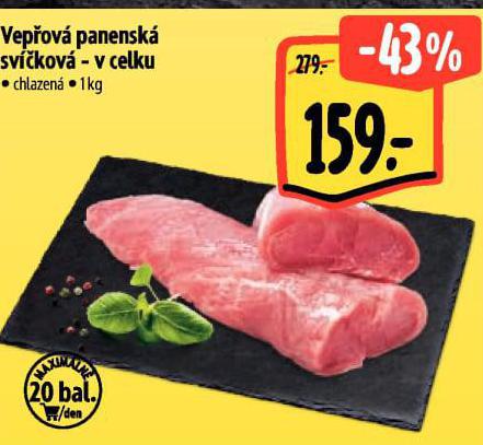 VEPŘOVÁ PANENSKÁ SVÍČKOVÁ