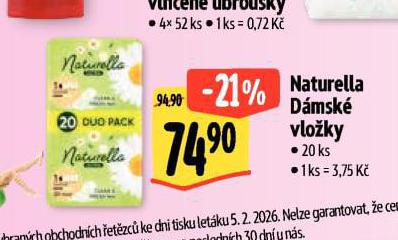 NATURELLA D�MSK� VLO�KY