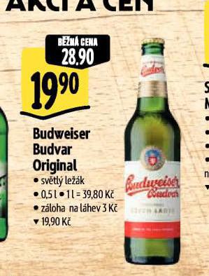 PIVO BUDWEISER BUDVAR