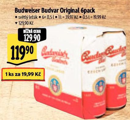 PIVO BUDWEISER BUDVAR