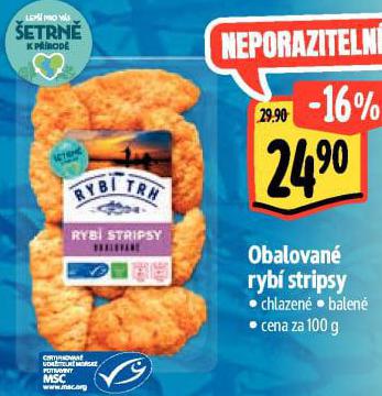OBALOVAN� RYB� STRIPSY