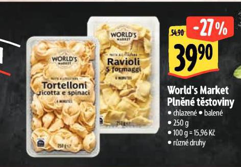 WORLD'S MARKET PLN�N� T�STOVINY