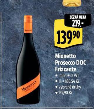 MIONETTO PROSECCO DOC FRIZZANTE