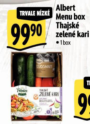 MENU BOX THAJSK� ZELEN� KARI