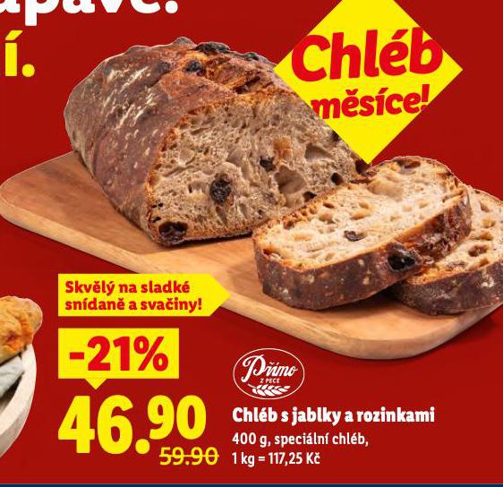 CHL�B S JABLKY A ROZINKAMI