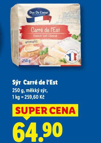 SÝR CARRÉ DE L´EST