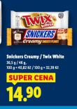 SNICKERS CREAMY / TWIX WHITE