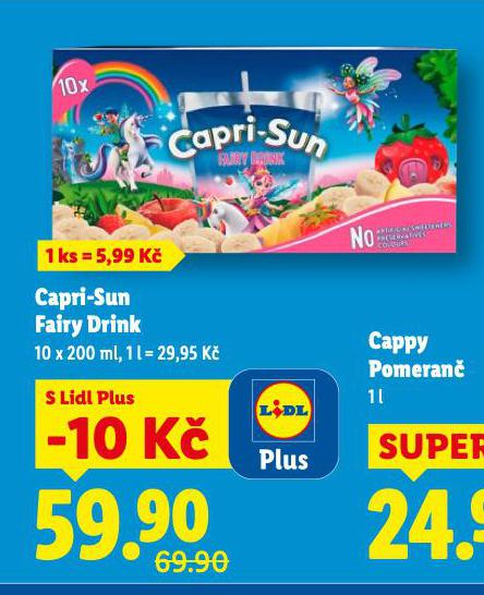 CAPRI SUN FAIRY DRINK