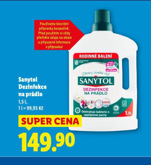 SANYTOL DEZINFEKCE NA PR�DLO