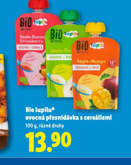 BIO LUPILU OVOCN� P�ESN�D�VKA S CERE�LIEMI