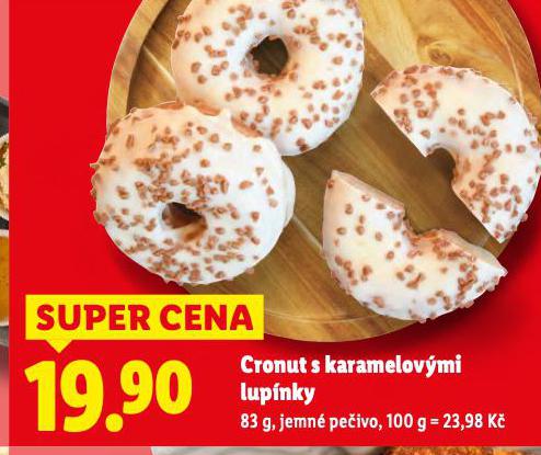 CRONUT S KARAMELOV�MI LUP�NKY