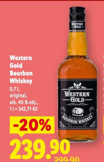 WESTERN GOLD BOURBON WHISKEY