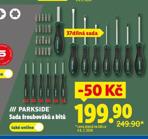 PARKSIDE SADA �ROUBOV�K� A BIT�