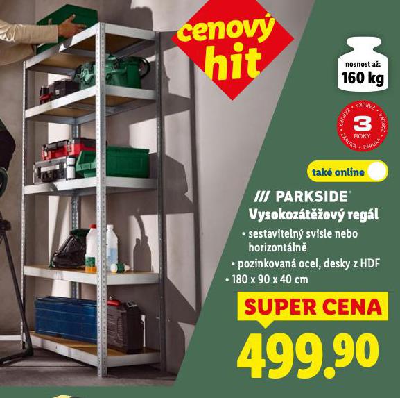 PARKSIDE VYSOKOZ�T̎OV� REG�L