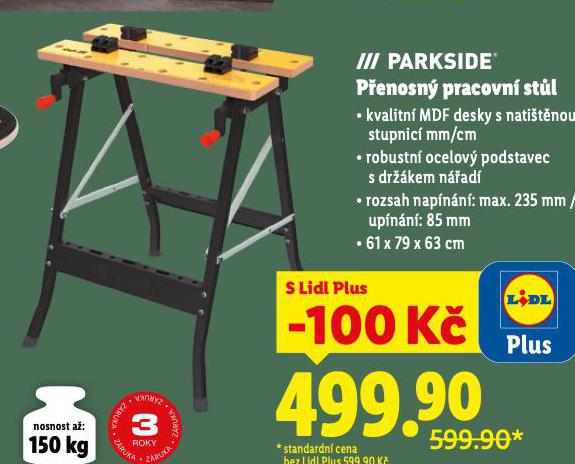 PARKSIDE P�ENOSN� PRACOVN� ST�L