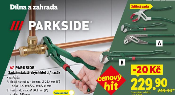 PARKSIDE SADA INSTALAT�RK�CH KLE�T�