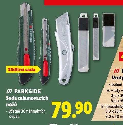 PARKSIDE SADA ZALAMOVAC�CH NO��