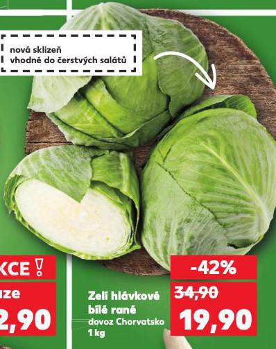 ZELÍ HLÁVKOVÉ BÍLÉ RANÉ