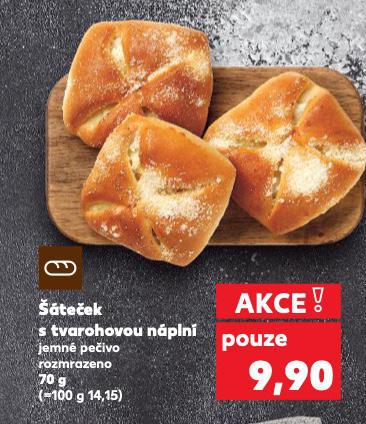 ŠÁTEČEK S TVAROHOVOU NÁPLNÍ