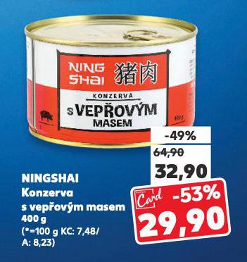 NINGSHAI KONZERVA S VEP�OV�M MASEM