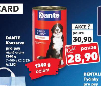 DANTE KONZERVA PRO PSY