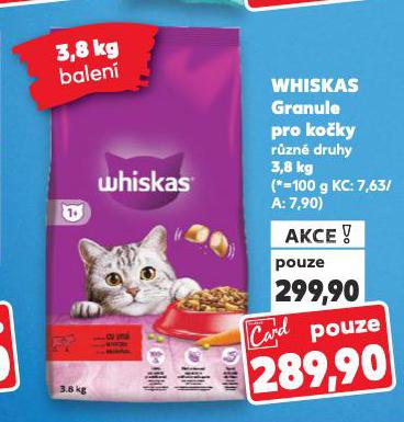 WHISKAS GRANULE PRO KO�KY