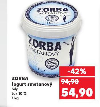 ZORBA SMETANOV� JOGURT