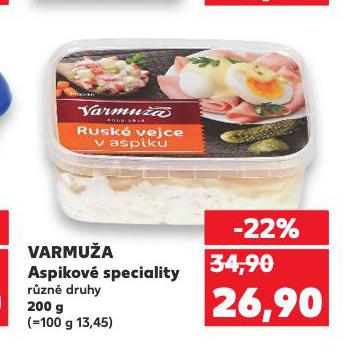 VARMU�A ASPIKOV� SPECIALITY