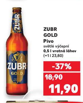 PIVO ZUBR GOLD