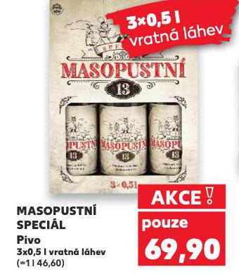 PIVO MASOPUSTNÍ SPECIÁL