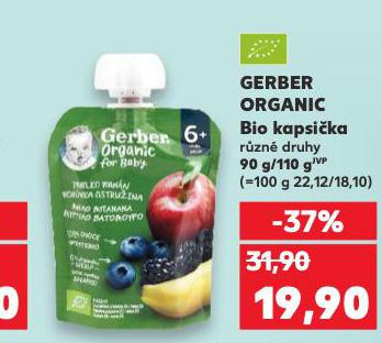 GERBER ORGANIC BIO KAPSI�KA