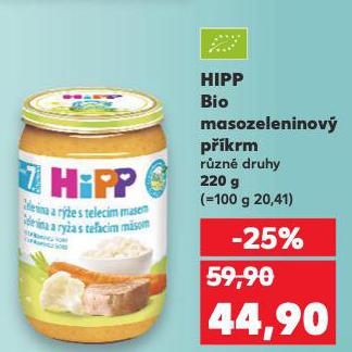 HIPP BIO MASOZELENINOVÝ PŘÍKRM