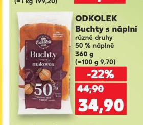 ODKOLEK BUCHTY S NÁPLNÍ