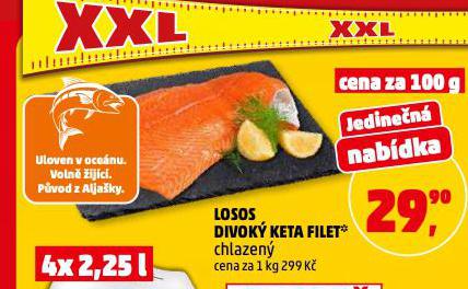 LOSOS DIVOK� KETA FILET