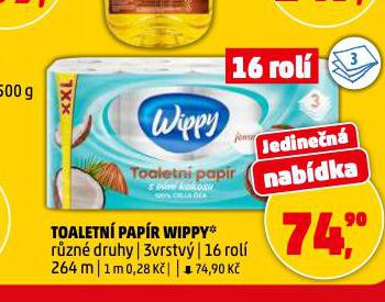 WIPPY TOALETN� PAP�R