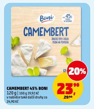 CAMEMBERT 45% BONI