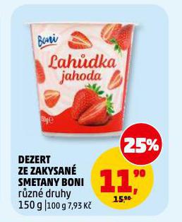 DEZERT ZE ZAKYSAN� SMETANY