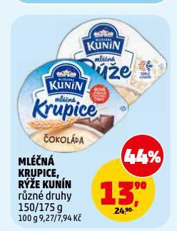 KUNÍN MLÉČNÁ RÝŽE