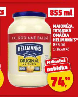 HELLMANN'S MAJON�ZA