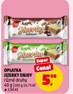 OPLATKA JIZERKY ENJOY