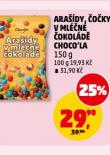 ARAŠÍDY V MLÉČNÉ ČOKOLÁDĚ CHOCO'LA