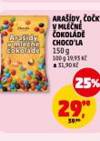 ČOČKY V MLÉČNÉ ČOKOLÁDĚ CHOCO'LA