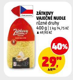 Z�TKOVY VAJE�N� NUDLE