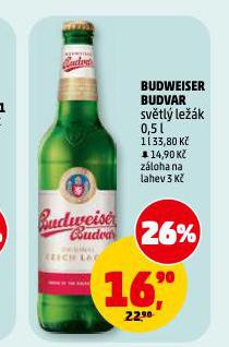 PIVO BUDWEISER BUDVAR